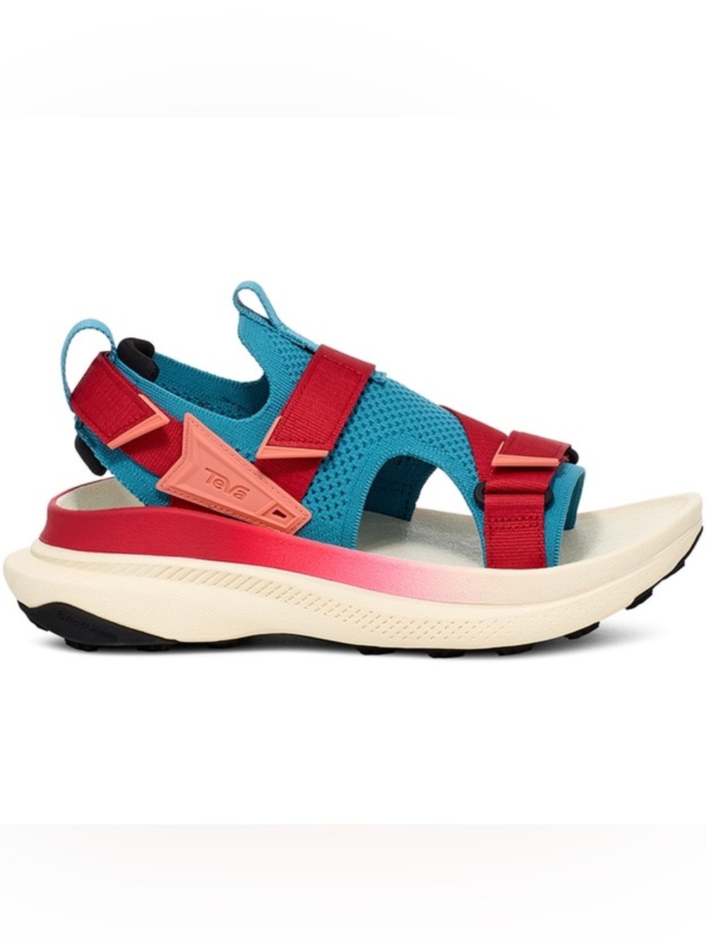 Teva Teal & Red Women's Sold out Aventrail Hiking Sandals